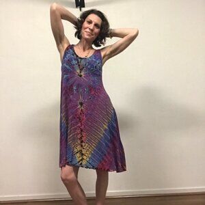 Loose Fit Tye-Dye Dress
